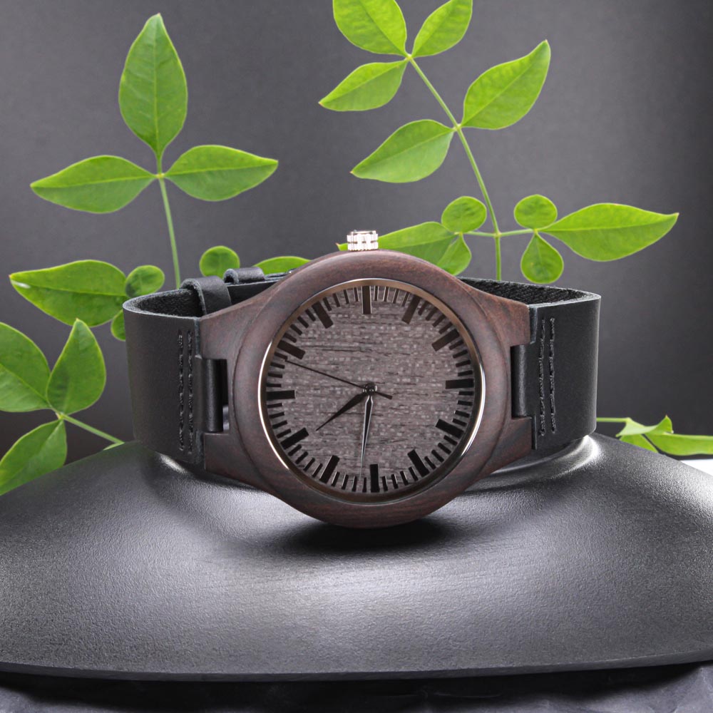 Happy Birthday Gift Engraved Watch For Husband