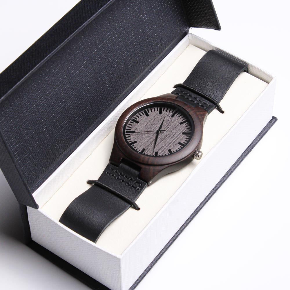 Happy Birthday Gift Engraved Watch For Husband