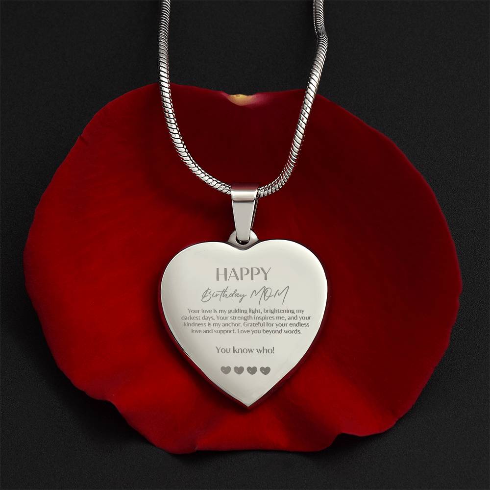 Infinite Connection: Personalized Necklace for Mom, A Daughter's Sentimental Gesture
