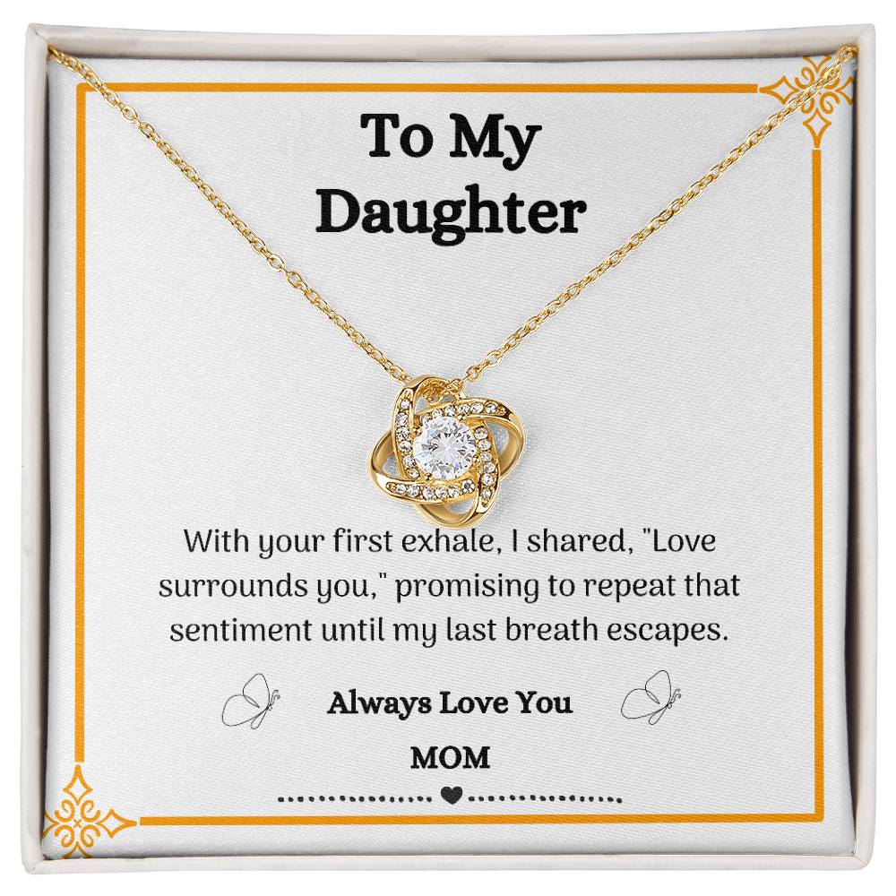 Mother to Daughter Infinite Love Necklace - Graceful Jewelry for Special Connections
