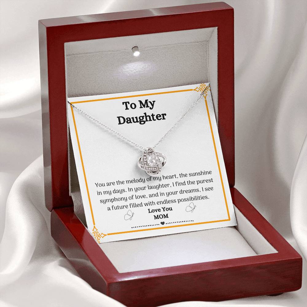 Mom to Daughter Exquisite Gift Necklace – Perfect Gift for Cherished Moments