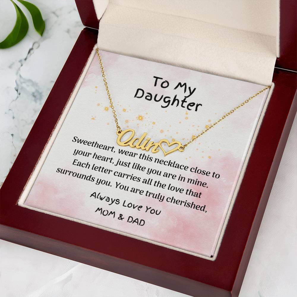 Special Daughter Gift - Personalized Name Jewelry