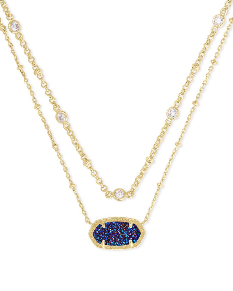 Elisa Gold Multi Strand Necklace