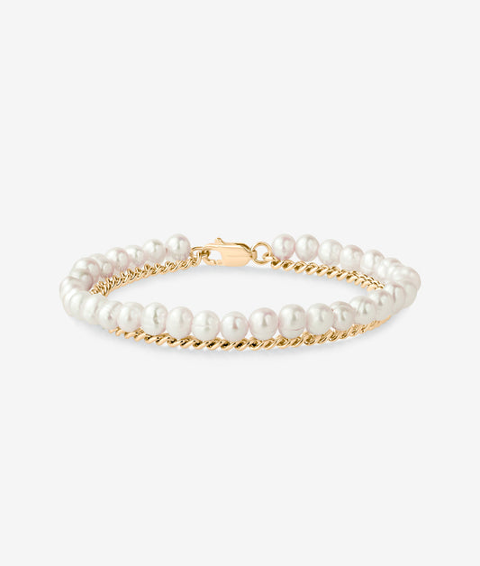 Pearl chain bracelet