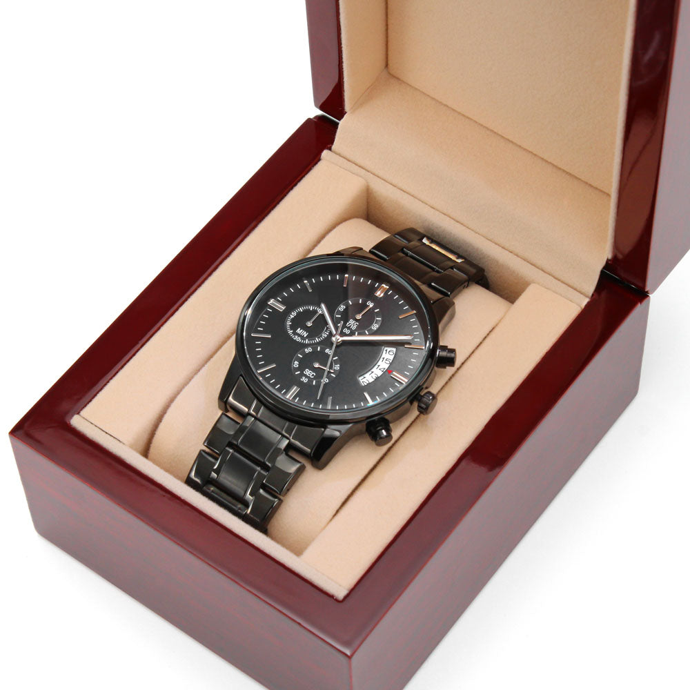 Timeless Elegance: Personalized Engraved Wrist Watch, Perfect Gift For That Perfect Man in Your Life