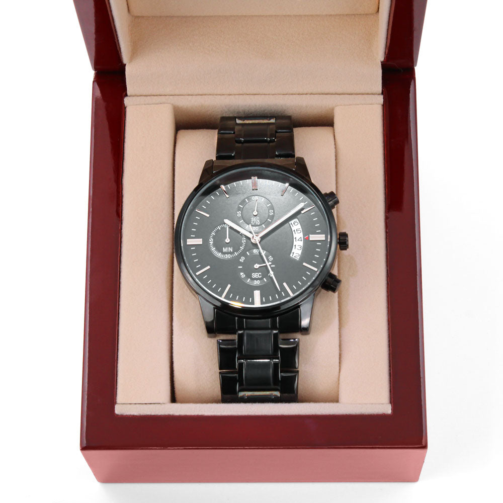 Timeless Elegance: Personalized Engraved Wrist Watch, Perfect Gift For That Perfect Man in Your Life