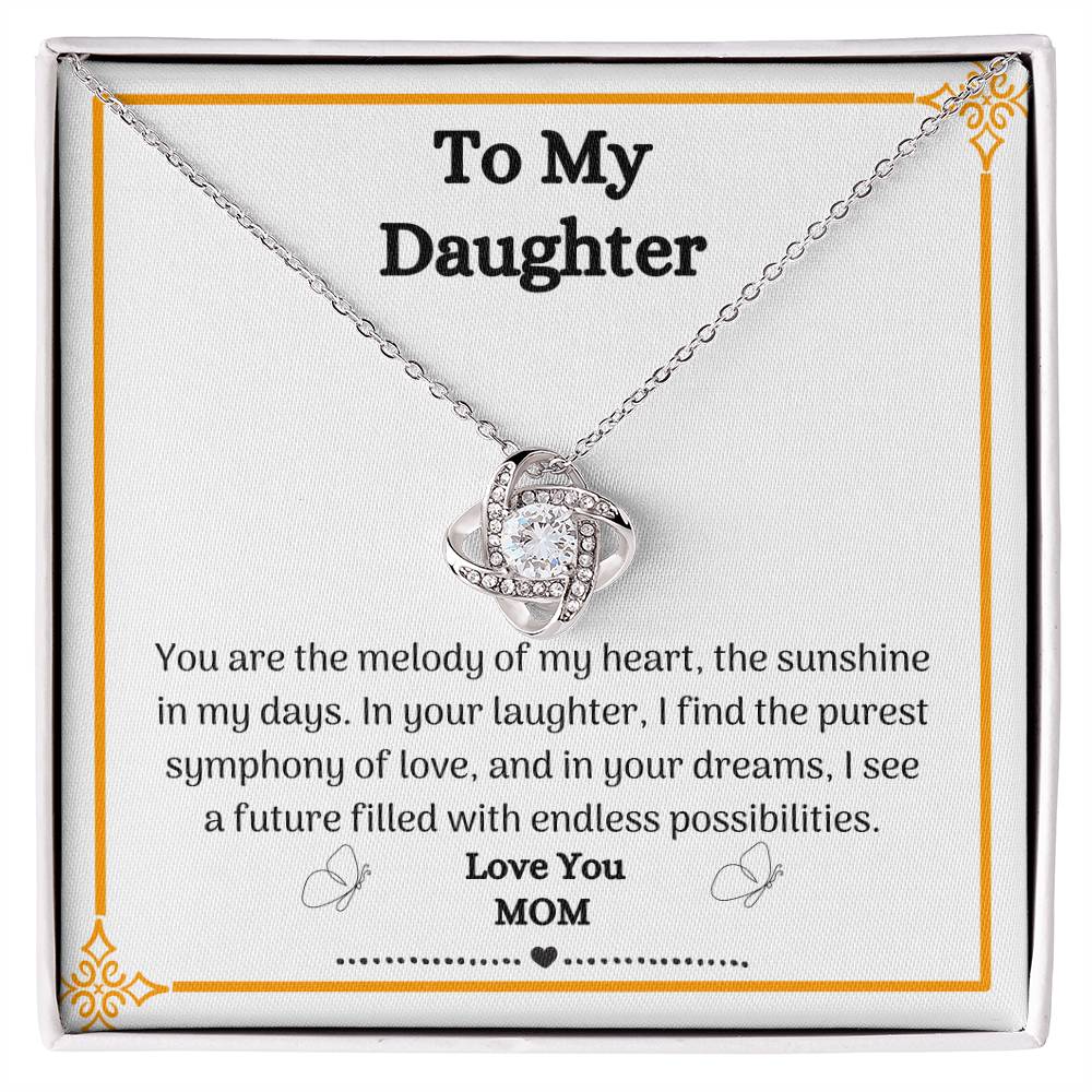 Mom to Daughter Exquisite Gift Necklace – Perfect Gift for Cherished Moments