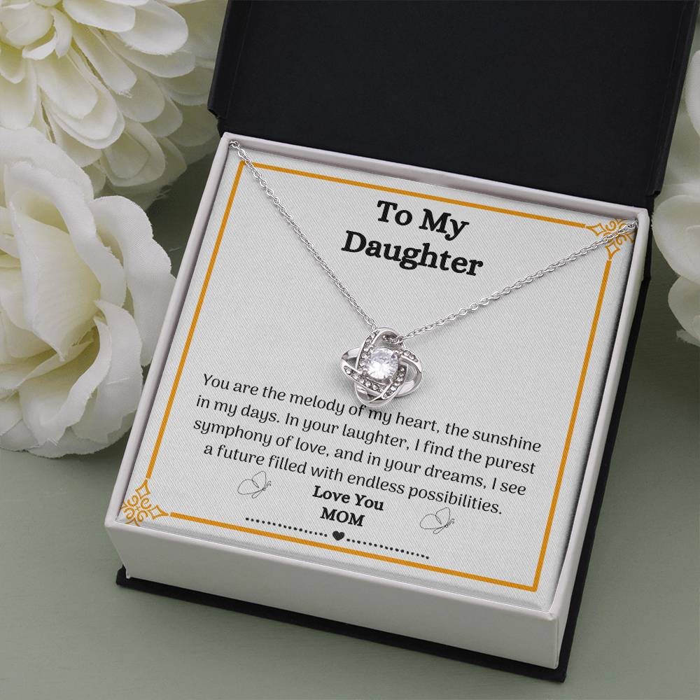 Mom to Daughter Exquisite Gift Necklace – Perfect Gift for Cherished Moments