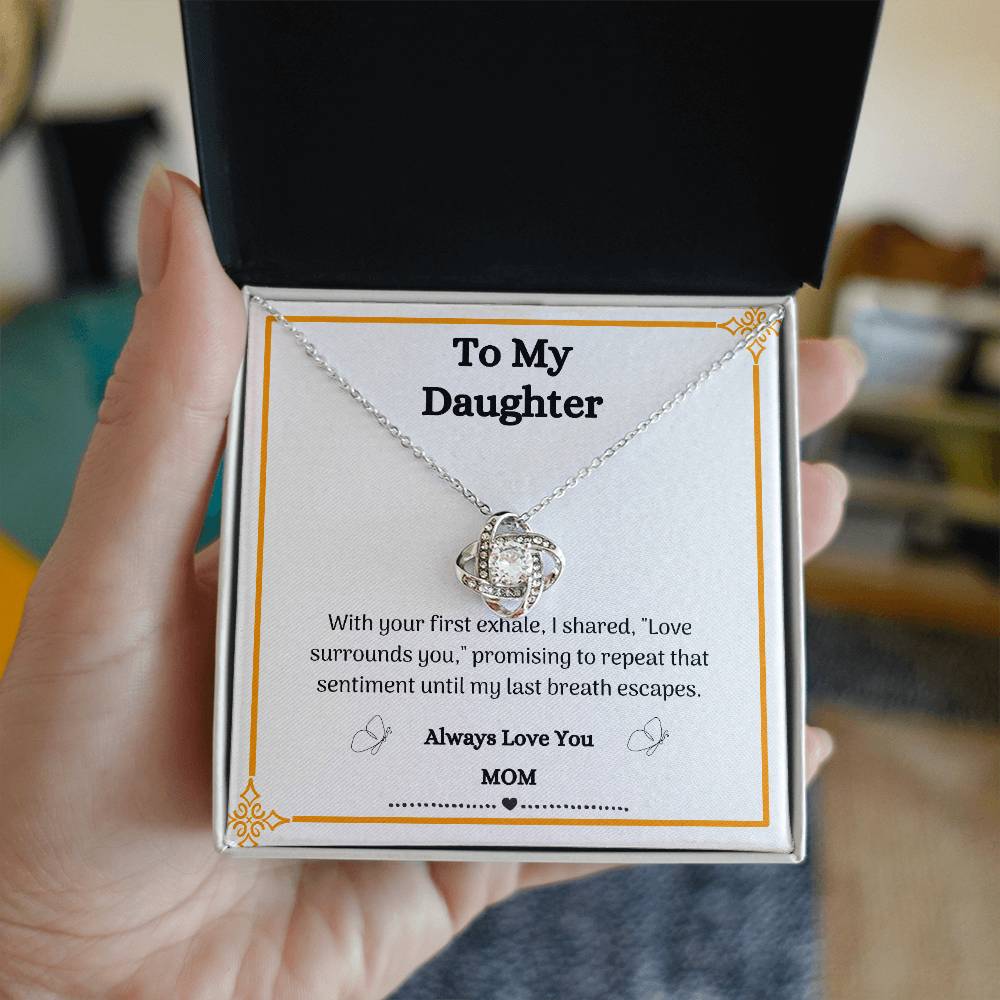 Mother to Daughter Infinite Love Necklace - Graceful Jewelry for Special Connections