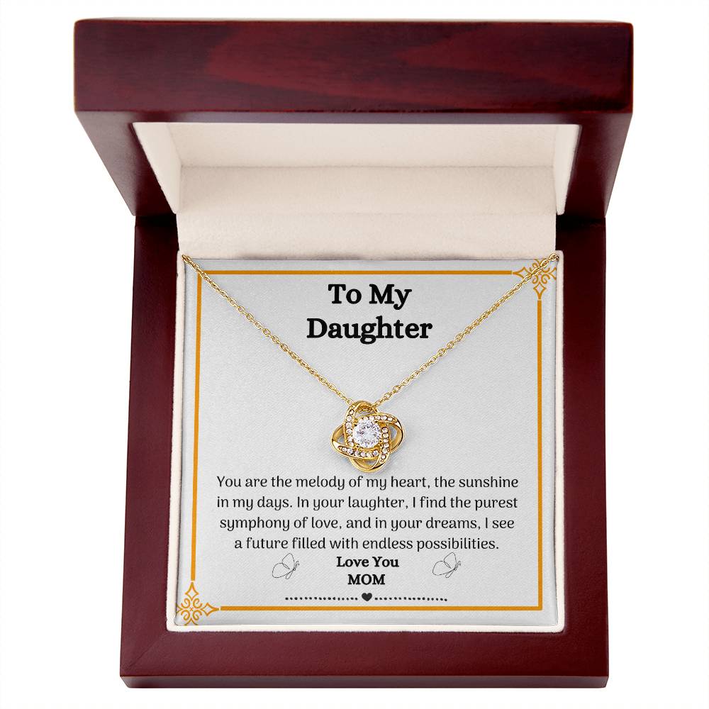 Mom to Daughter Exquisite Gift Necklace – Perfect Gift for Cherished Moments