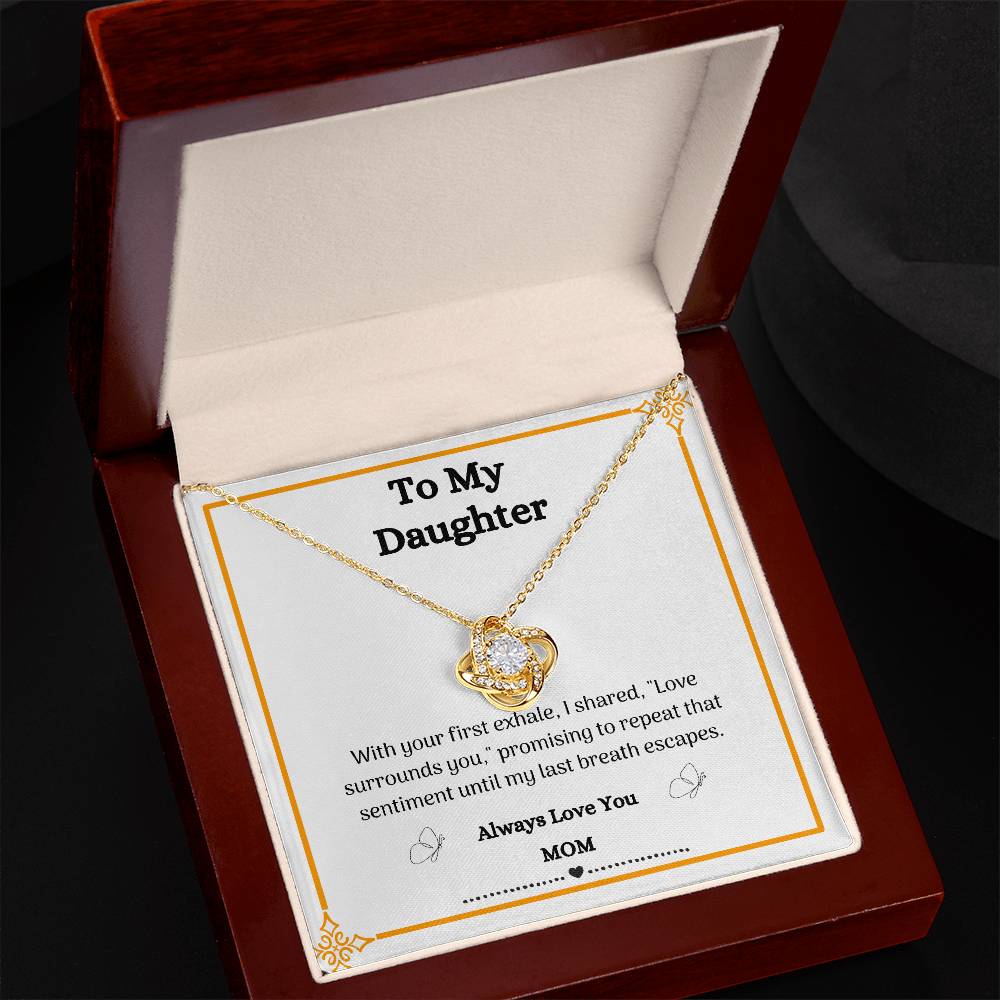 Mother to Daughter Infinite Love Necklace - Graceful Jewelry for Special Connections