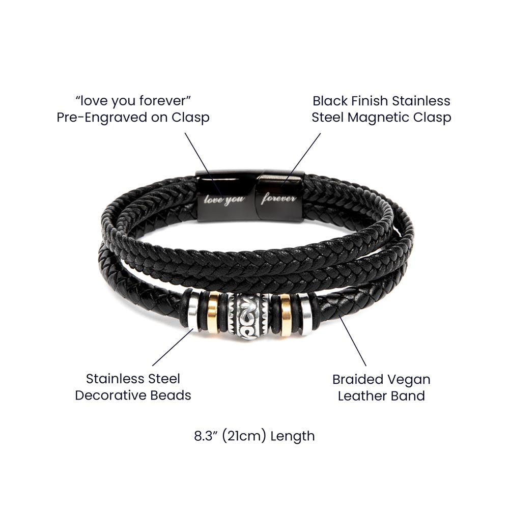 Meaningful Father to Son Bracelet: A Symbolic Gift for Love and Resilience