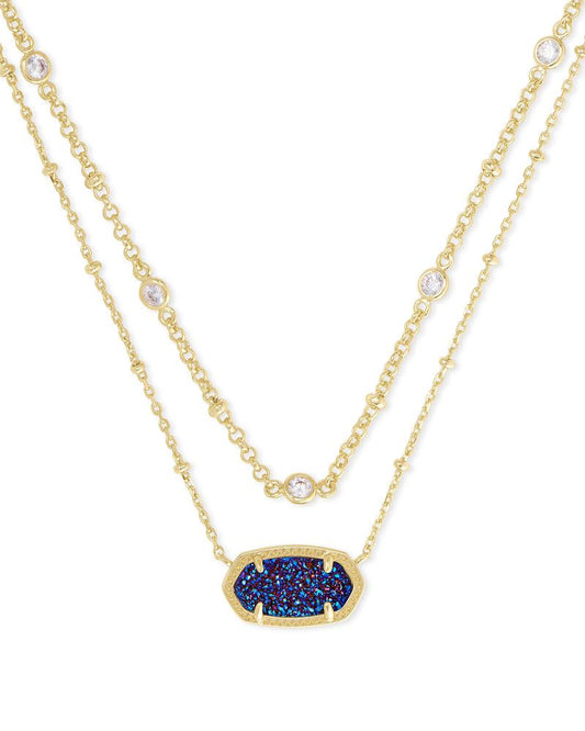 Elisa Gold Multi Strand Necklace